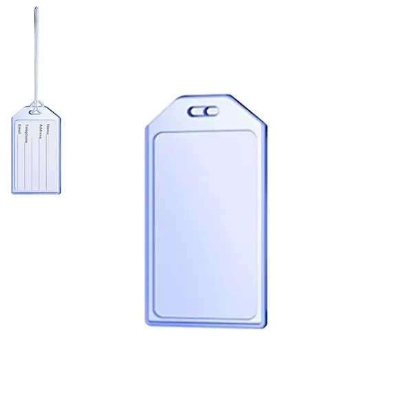Transparent PVC Luggage Tag