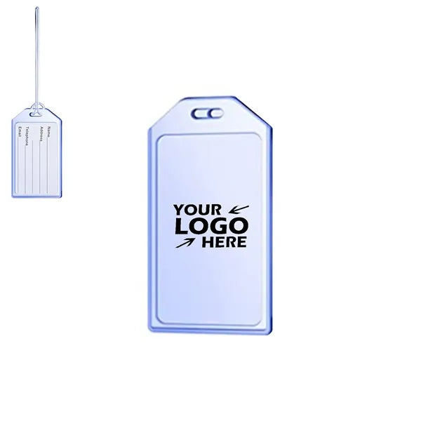 Transparent PVC Luggage Tag