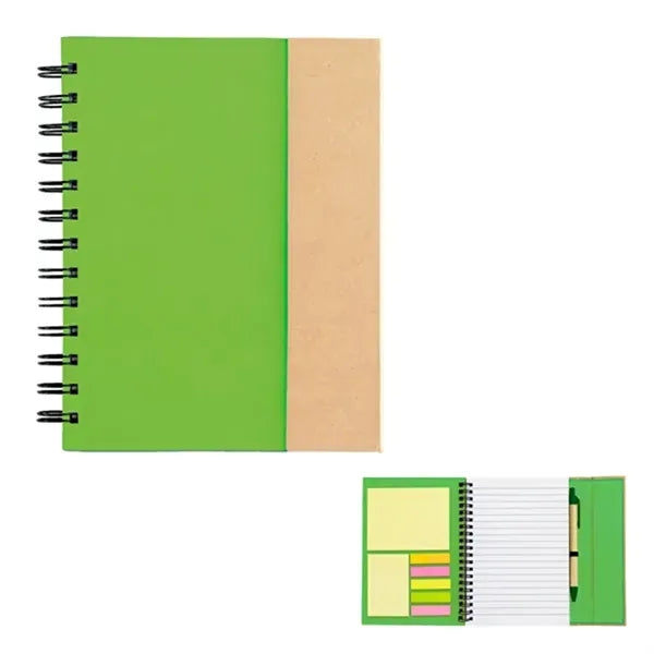 Coil-Bound Magnet-Closure Notebook
