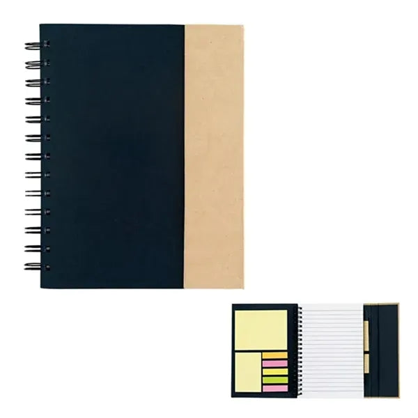 Coil-Bound Magnet-Closure Notebook