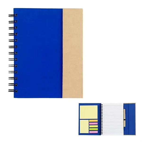 Coil-Bound Magnet-Closure Notebook