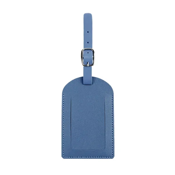 Soft PU Leather Luggage Tag with Custom Pattern