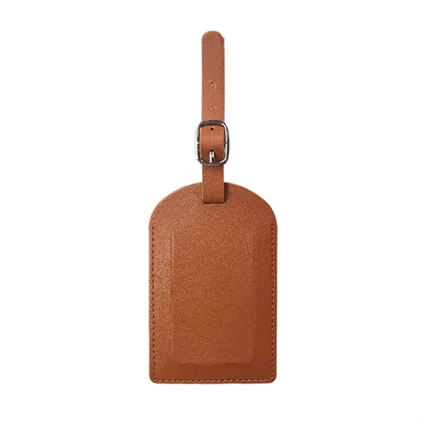 Soft PU Leather Luggage Tag with Custom Pattern
