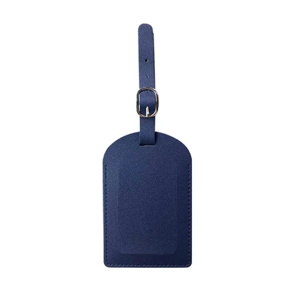 Soft PU Leather Luggage Tag with Custom Pattern