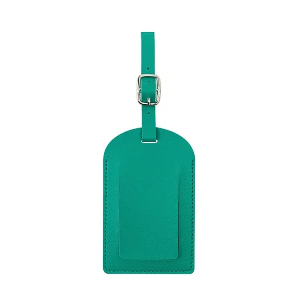 Soft PU Leather Luggage Tag with Custom Pattern