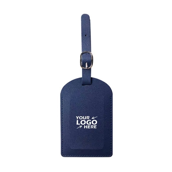 Soft PU Leather Luggage Tag with Custom Pattern