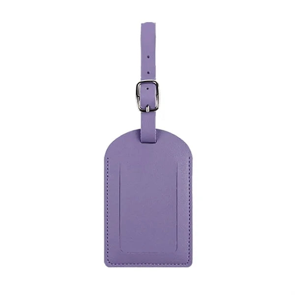 Soft PU Leather Luggage Tag with Custom Pattern
