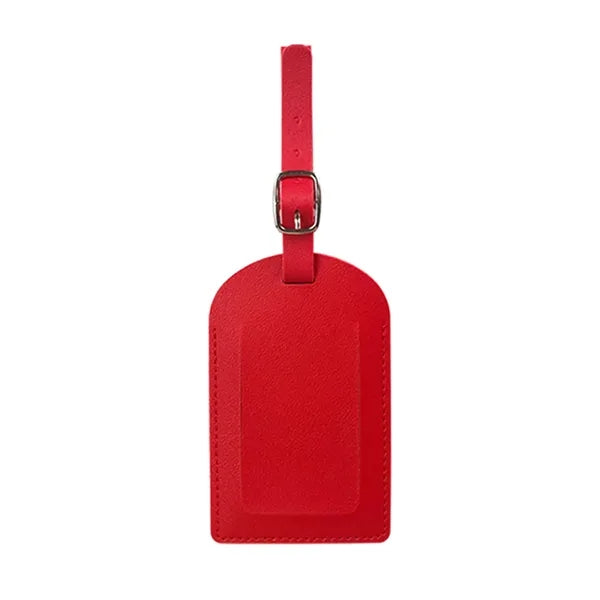 Soft PU Leather Luggage Tag with Custom Pattern