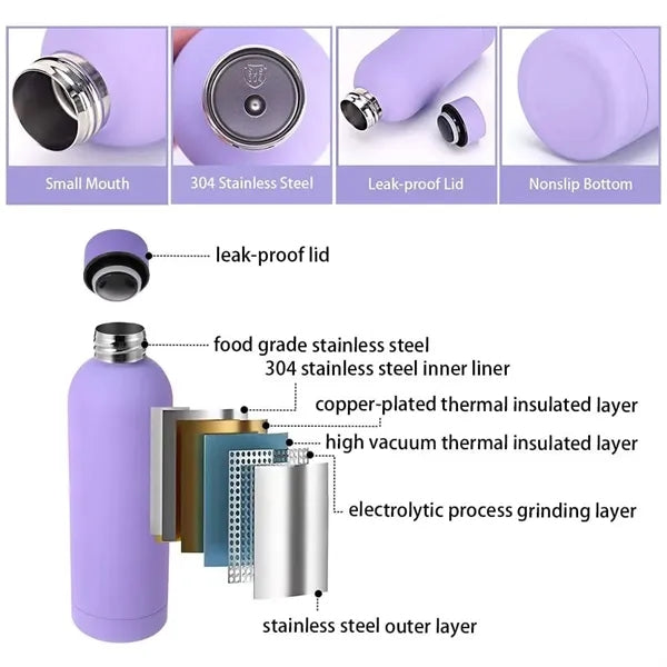 17oz Stainless Steel Double-Wall Vacuum Insulated Tumbler