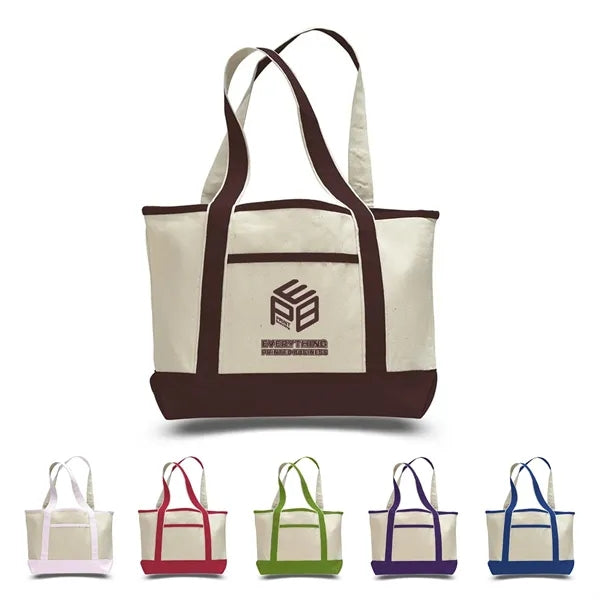 Small Canvas Deluxe Tote - Overseas - Color