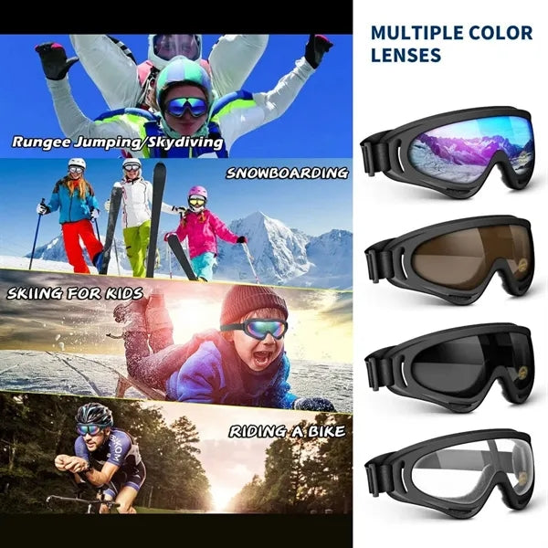 Protection Motocross Racing Helmet Snow Ski Goggles