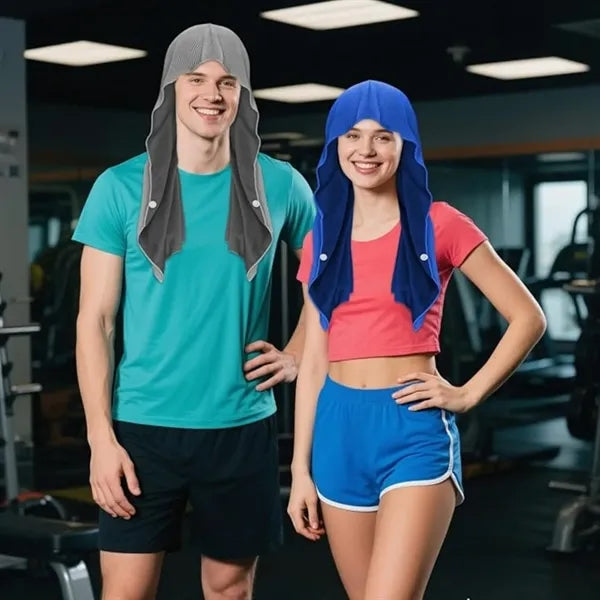 Instant Cooling Hoodie Ice Towels for Neck and Face