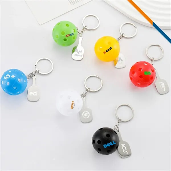 DinkGlow Pickleball Keychain