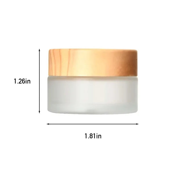 Portable Glass Frosted Skincare Cosmetic Travel Bottle