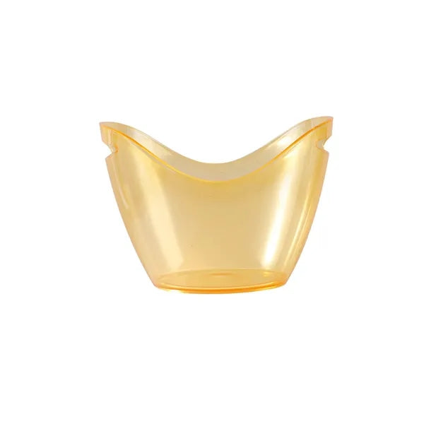 8L Transparent Plastic Boat Shape Ice Bucket Chiller