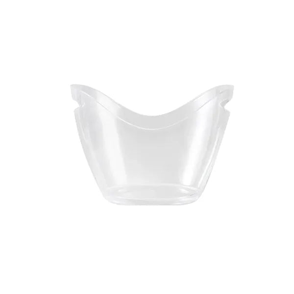 8L Transparent Plastic Boat Shape Ice Bucket Chiller
