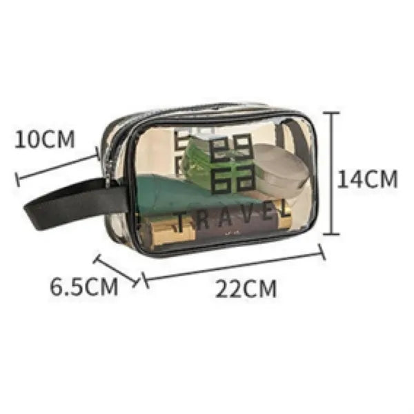 Clear Makeup Bag WIth Handle