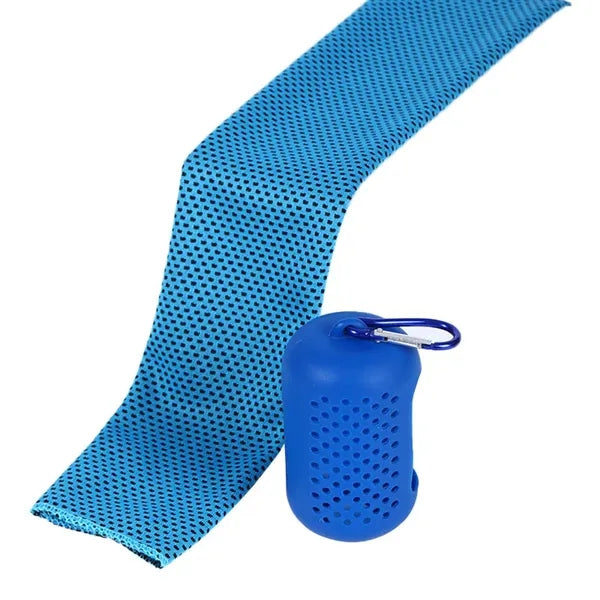 Silicone Box Polyester Quick-drying Sports Cooling Towel