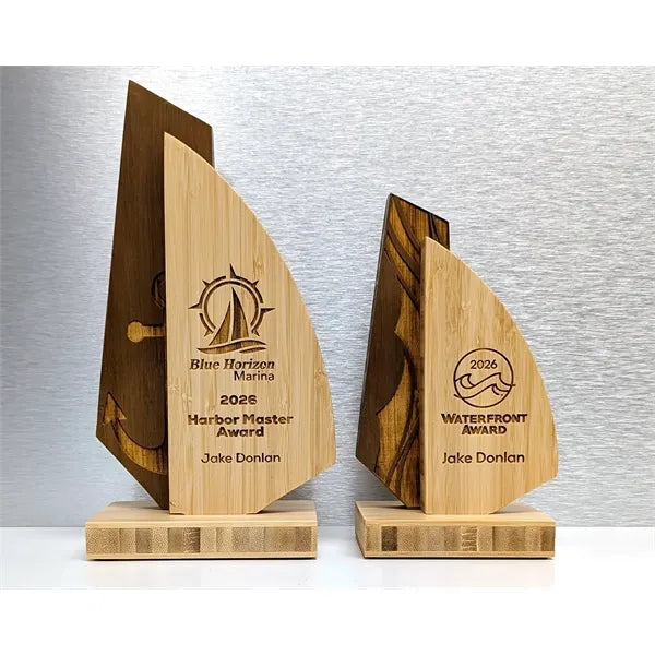 ShockWave 7" Two Tone Bamboo Award