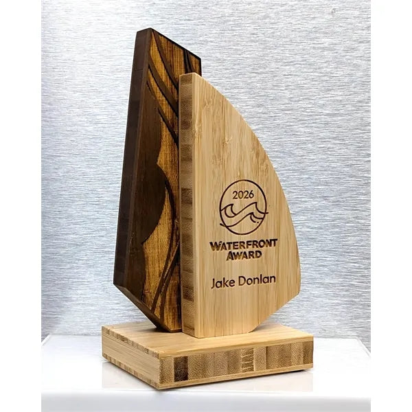 ShockWave 7" Two Tone Bamboo Award
