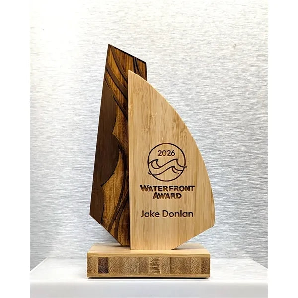 ShockWave 7" Two Tone Bamboo Award