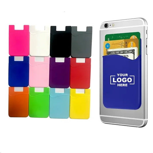 Silicone Adhesive Phone Card Holder