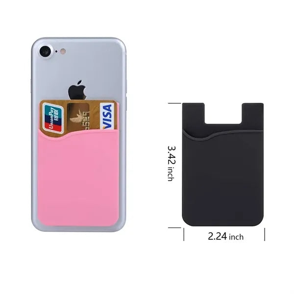 Silicone Adhesive Phone Card Holder