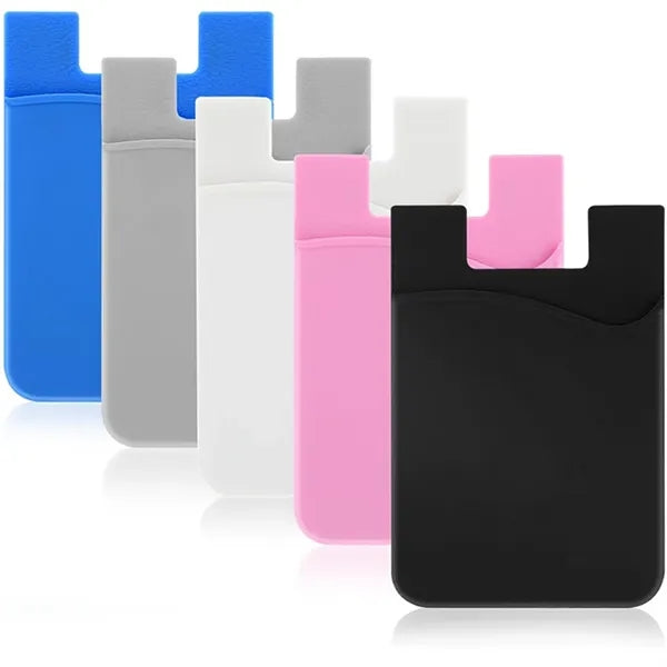 Silicone Adhesive Phone Card Holder