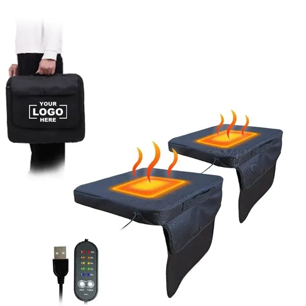 Portable Outdoor Heated Seat Cushion With Memory Foam