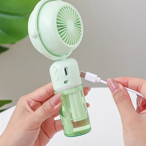 Portable USB Mist Mini Fan with Three Speed Settings