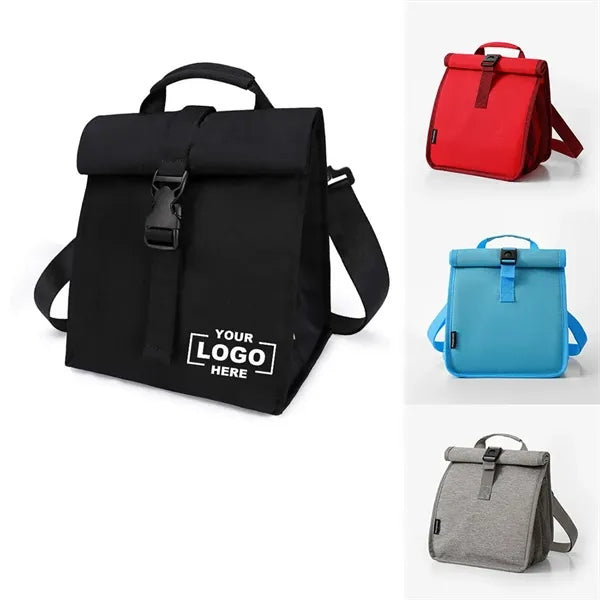 Insulated Roll Top Lunch Bag