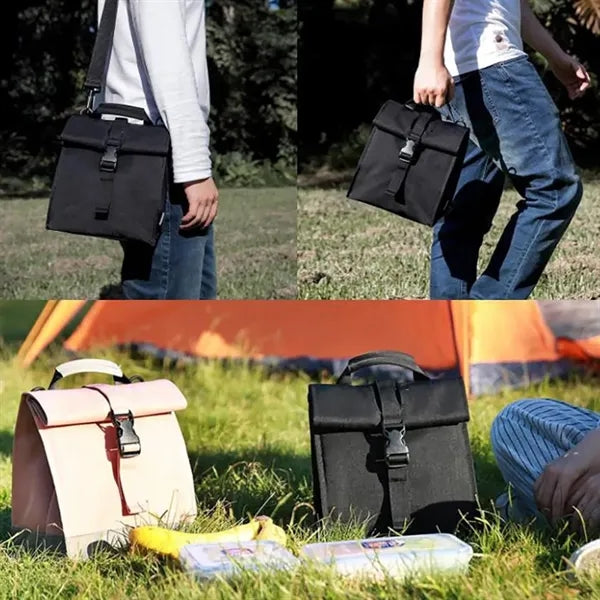 Insulated Roll Top Lunch Bag