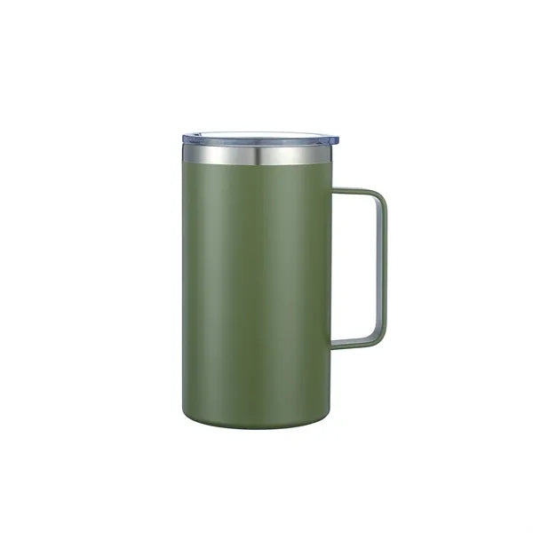 Stainless Steel Mug With Handle And Lid
