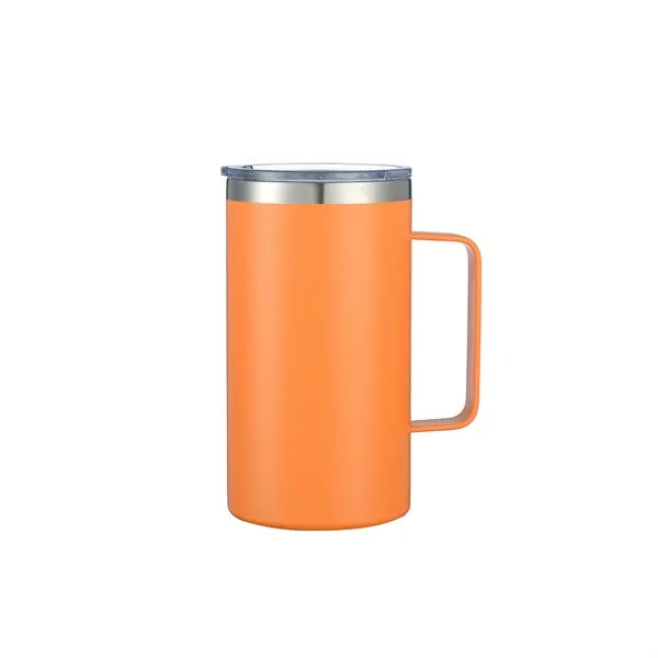 Stainless Steel Mug With Handle And Lid