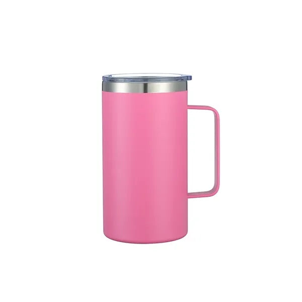 Stainless Steel Mug With Handle And Lid