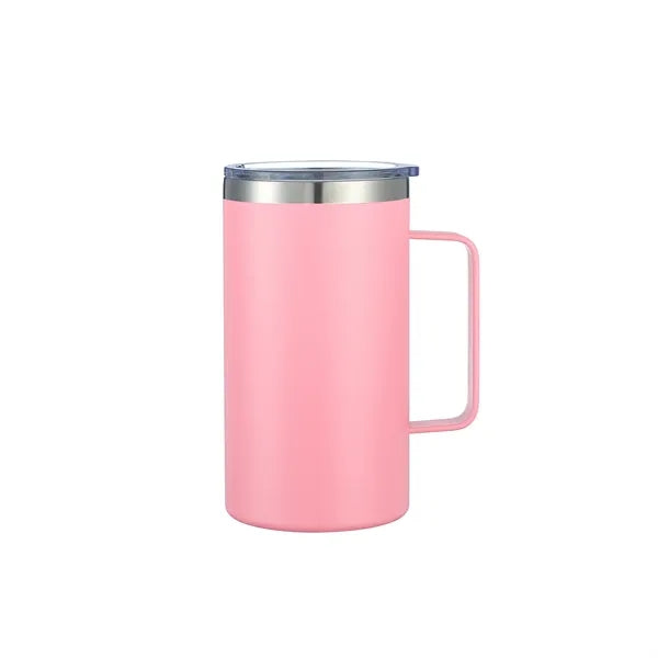 Stainless Steel Mug With Handle And Lid