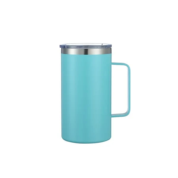 Stainless Steel Mug With Handle And Lid