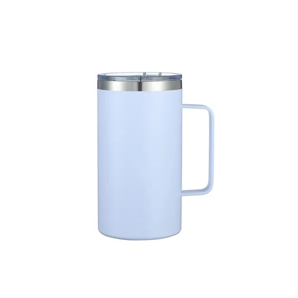 Stainless Steel Mug With Handle And Lid