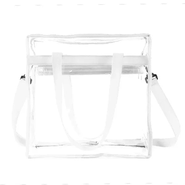 Clear PVC Tote Bag With Shoulder Strap