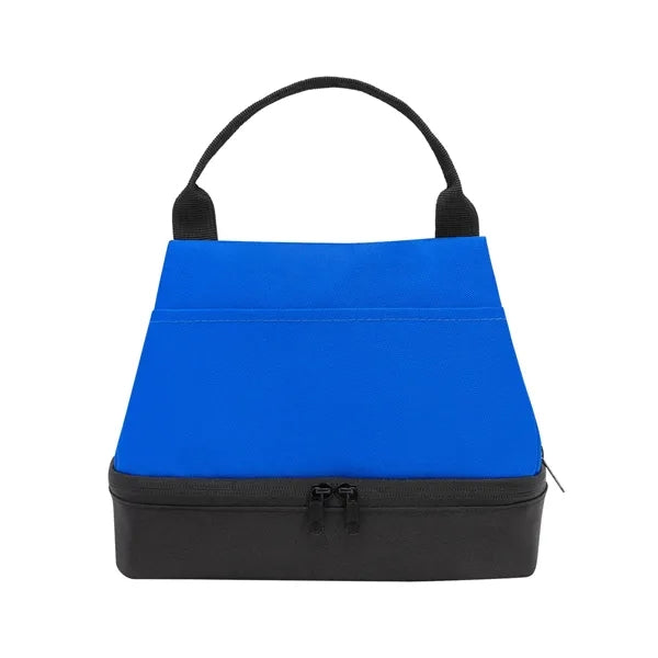 Eco Friendly Two Compartment Lunch Cooler Tote Bag