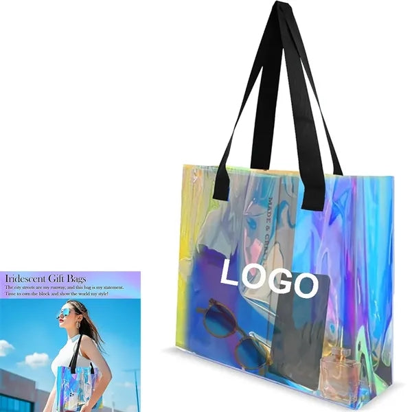 Holographic Clear PVC Tote Bag