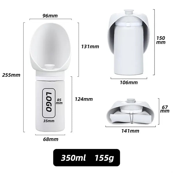 Leak Proof Silicone Dog Water Bottle