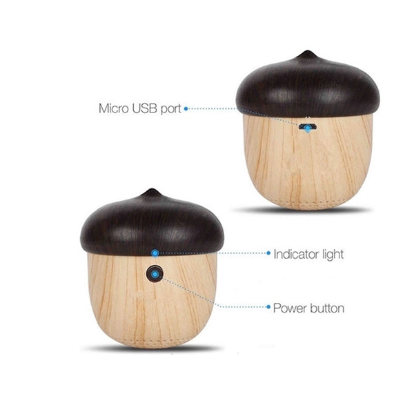 Nut Shape Wood Wireless Speaker