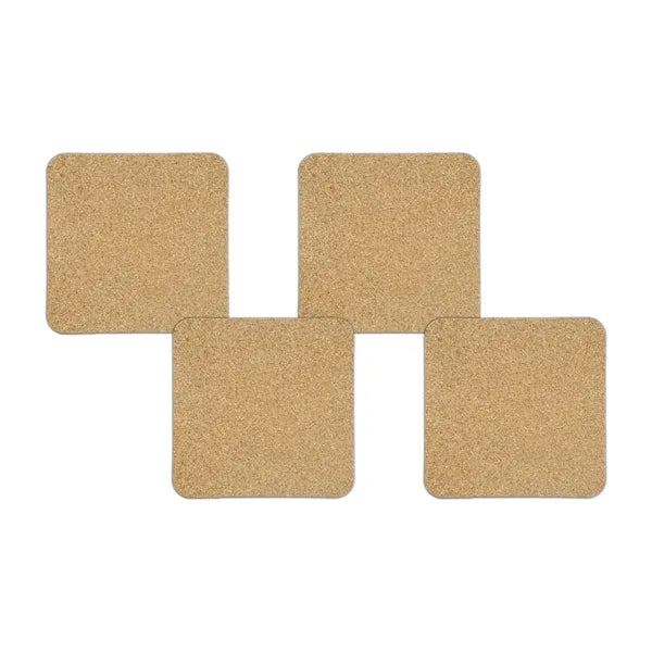 Square Cork Coaster (Set of 4)
