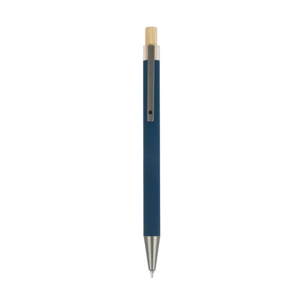 Arundi Recycled Aluminum Pen With Bamboo Plunger