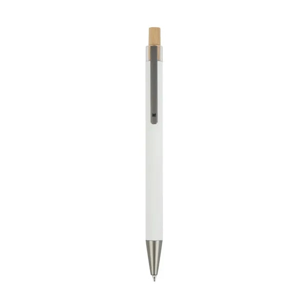 Arundi Recycled Aluminum Pen With Bamboo Plunger