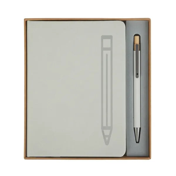 Manhattan II Gift Set w/ Magnetic Journal & Recycled Pen