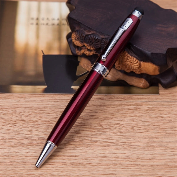 Executive Metal Twist Pen with Stylus