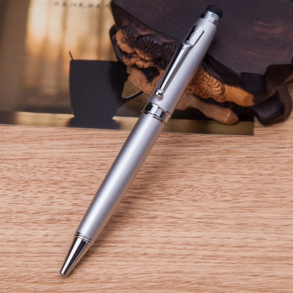 Executive Metal Twist Pen with Stylus