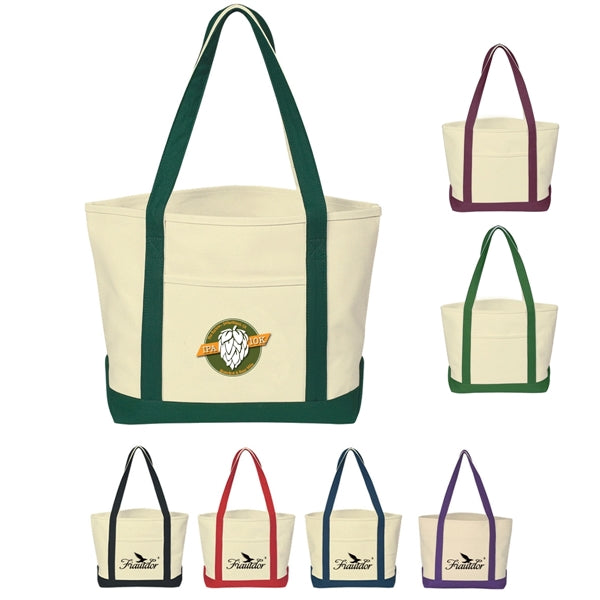 Heavy Cotton Canvas Boat Tote Bag